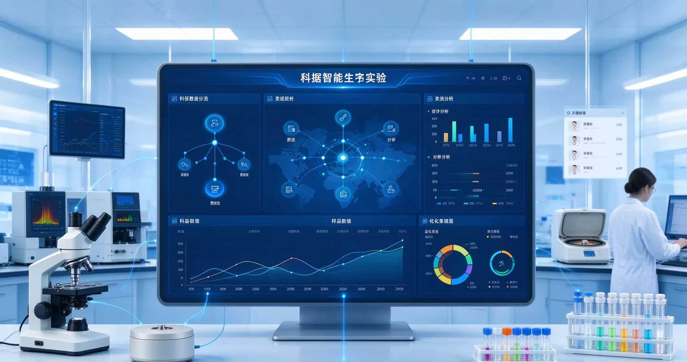 科研团队多维数据分析主题图